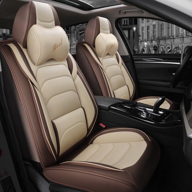 Breathable Leather Car Seat Cushions: Four Seasons, Full Coverage