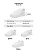 2024 Women's White Korean Style Thick Sole Sneakers: Versatile Autumn Casual Shoes