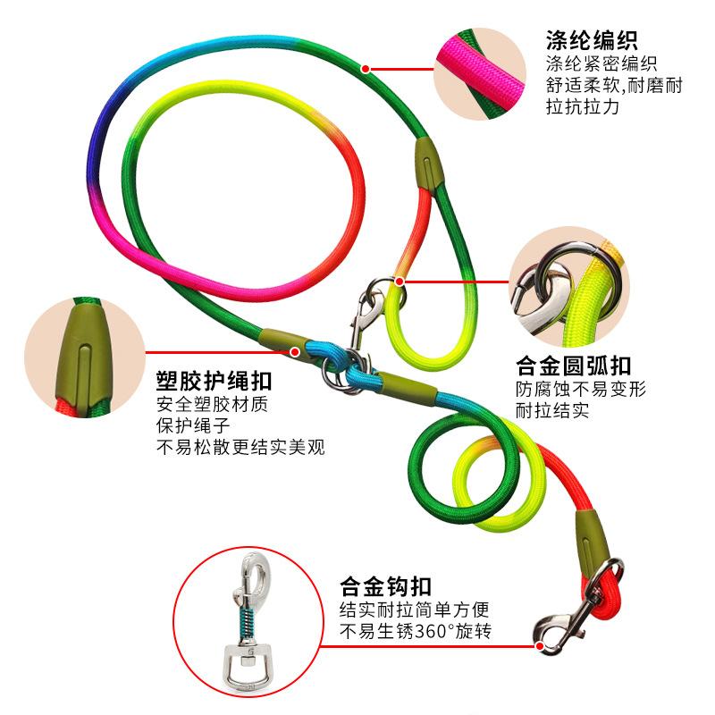 Cross-border Hands-free Reflective Diagonal Shoulder Traction Rope Multi-functional Running Traction Rope Pet Traction Belt Anti-lost Orange