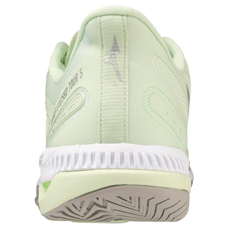 Mizuno Wave Exceed Tour 5 Comfortable Flexible Non-Slip Durable Low-Top Tennis Shoes Women sneaker Light-Green 61GA227140