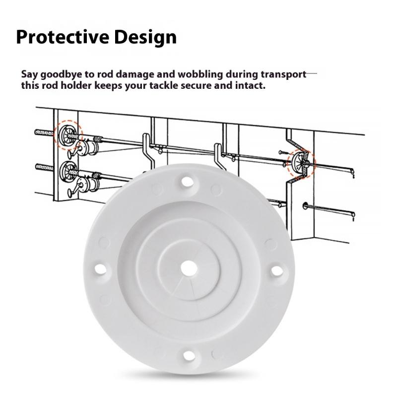 Fishing Rod Holder Cover Gasket PVC Flexible Poles Hole Guard Casting Rod Protective Caps Boat Accessories Fishing Gear