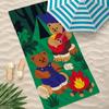 Cartoon Wiggle Cartoon Towel Microfiber Beach Towel Quick Dry Absorbent Soft for Swimming Yoga Resort Travel Camping