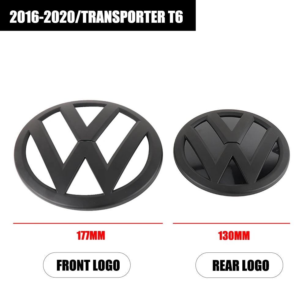 2025 Het För Volkswagen Transporter VW T6 2016 2017 2018 2019 2020 Bil Främre Grill Emblem Cover Bakre Bagagelucka Emblem Dekor Tillbehör