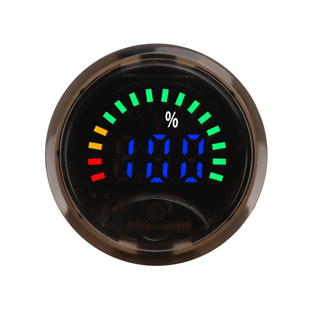 

2-wire Power Indicator LED Display High-Precision Voltmeter DC7-100V Voltage Meter for ternary lithium/lithium iron/acid battery синій