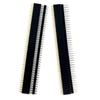 40 Pin 1x40 Single Row Male and Female 2.54 Breakable Pin Header PCB JST Connector Strip for Arduino Black