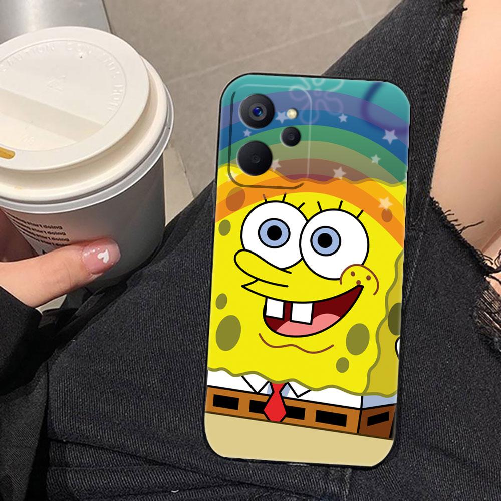 P-Patrick Star S-Spongebob Phone Case For OPPO Realme 5 15 15T 14 13 12 11 10 9 9I 8 8I 7 7I 6 Pro Plus Case Funda Shell Cover