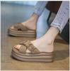 Women Slippers Fashion Sandals Thick Shoes Beach EVA Platform Slides Summer Outdoor Non Slip Orginal High Quality Bedroom Home