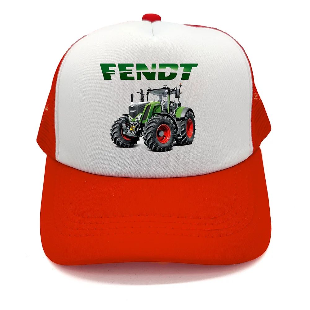 Fendt Trucker Cap Unisex Funny Farming Tractor Agriculture Fendt Hat Baseball Cap Cool Summer Unisex Mesh Net Caps