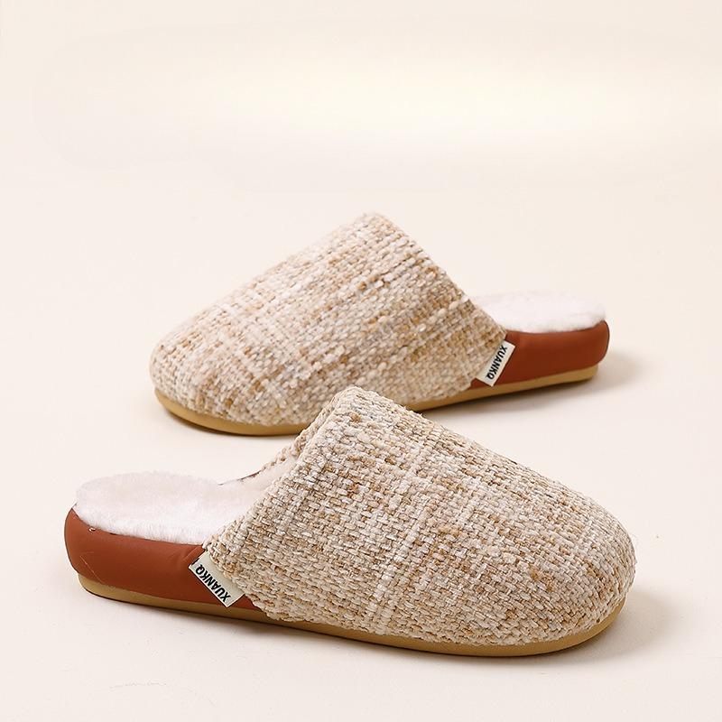 Soft-soled Anti-slip Cotton Shoes, Home Indoor Women's Shoes, Silent Slippers