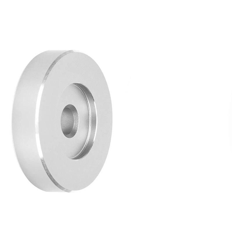 Aluminum 45 Rpm Turntable Adapter For 7 Inch Ep Phonograph Vinyl Record Center Adapter Turntable Adapter