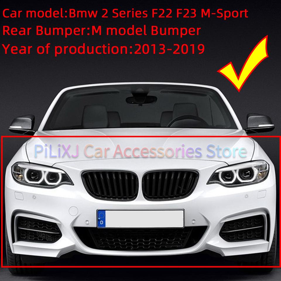Auto Rear Bumper Towing Hook Cover Cap For BMW 2 Series M-Sport F22 F23 2013-2019 Hauling Trailer Shell 51128055964 Painted