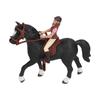 Horse Rodeo Figurine Children Kid Simulated Farm Horse Rider Model Toy Birthday Gift OrnamentPink Horseman