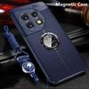 Magnetyczne Etui Dla Oneplus 11 11R Ace 2 Pro 5G Uchwyt Pierścień Pokrowiec Na Telefon Dla One Plus ACE2 11 TPU Miękka Skóra Odporny Na Wstrząsy Zderzak
