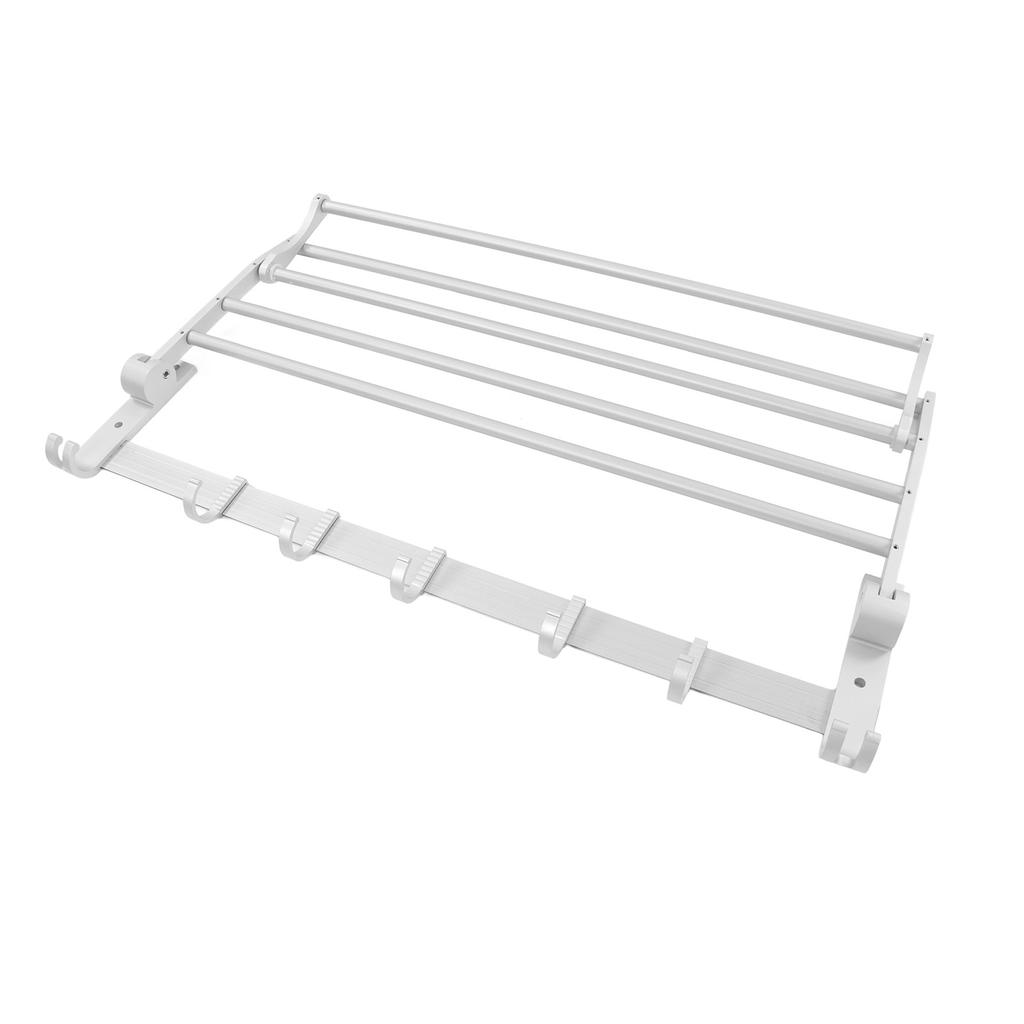 Bathroom Towel Rack Aluminium Material Modern Design Keeping Tidy Kitchen Towel Shelf for Home Hotel