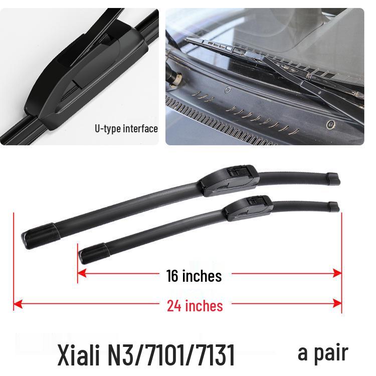 Xiali A+N3-N5-N7 Boneless Wiper Blade & Rubber Strip Accessories