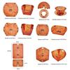 Outdoor Portable Tableware Space Saving Ultra Light Tableware Set Foldable Dinnerware Set for Camping Hiking