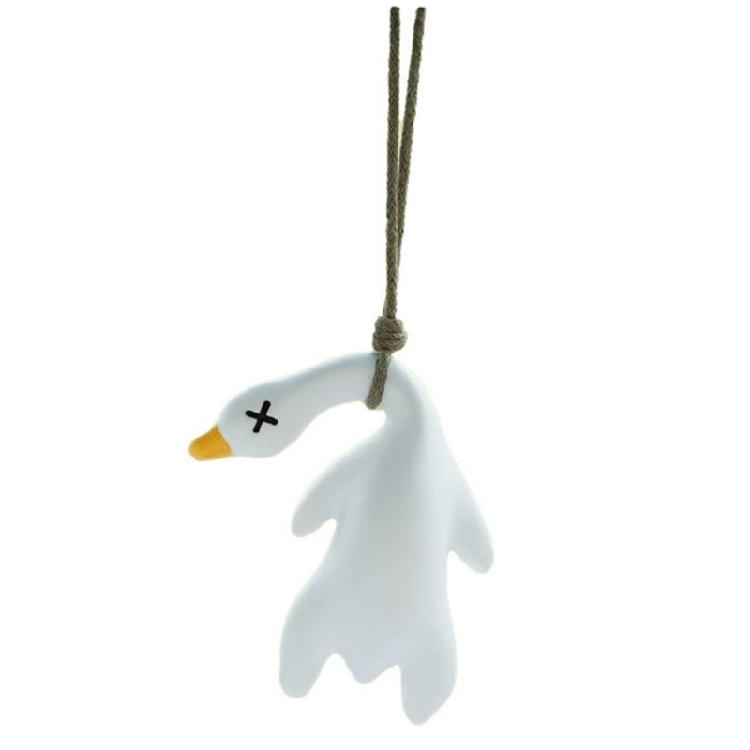 Sunshine  Discoloration Duck Car Pendant Temperature Sensitive Pendant Fun Color Changing Accessory for Rearview 1