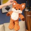 35Cm Cute Fluffy Fox Plush Toy Soft Cartoon Orange Foxes Stuffed Doll Baby Appease Children Birthday Gift