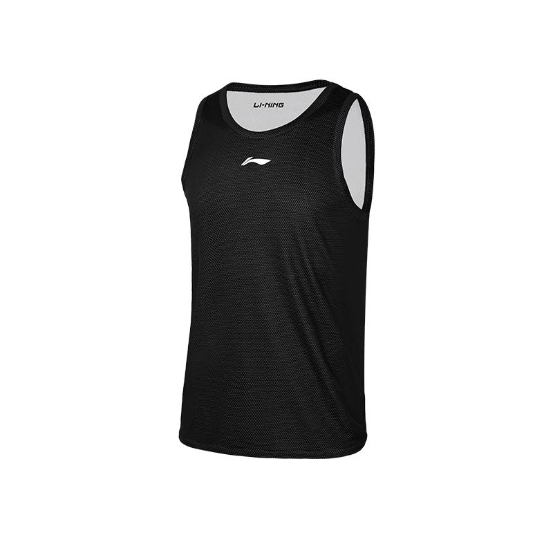 Li-Ning Breathable Quick-Dry Professional Training Reversible Sleeveless Jersey Straight-Leg Shorts Basketball Set Unisex Sportswear YATV109-1
