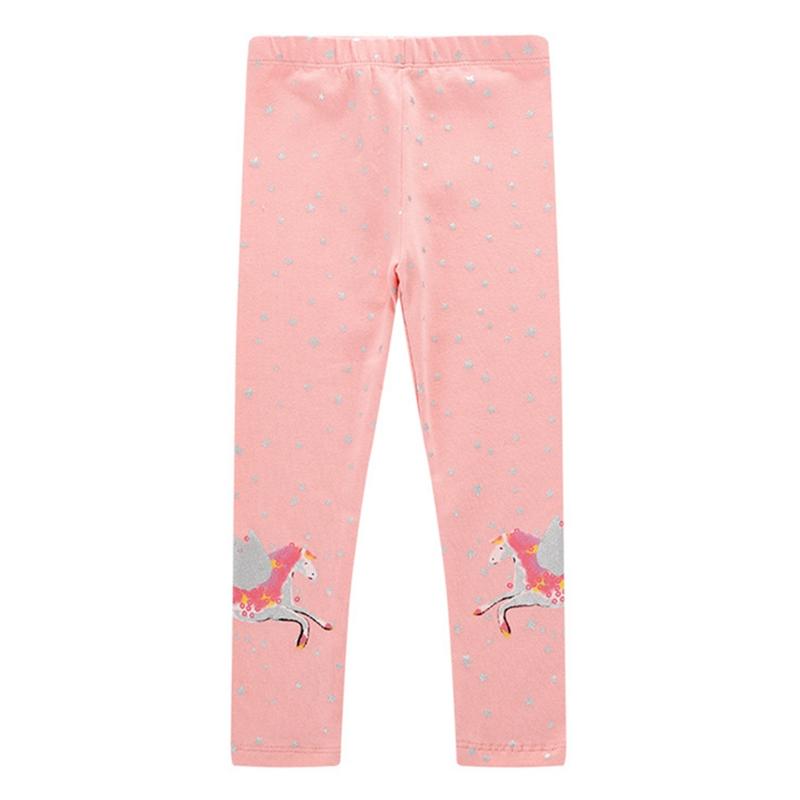 

Детские леггинсы для детей 2–7 лет, брюки с вышивкой и эластичной резинкой на талии, удобные брюки 5T