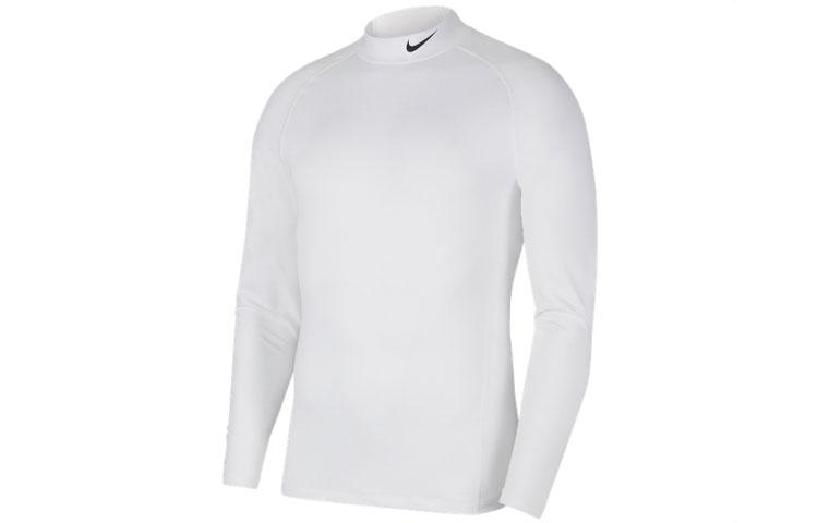 

Nike T Shirts Men s White Crew Neck Moderate Straight Fit CU4971-100 L