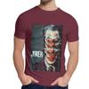Męska Koszulka Z Okrągłym Dekoltem Joker Joaquin Phoenix Hip Hop Męska 100% Bawełny Homme Tee