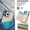 Ring Holder Cards Solt Wallet Leather Case For iPhone 15 Pro Max 14 Plus 13 12 11 XR XS 7 8 SE 2022 RFID Stand Bag Pocket Cover