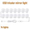 LED Dimmable Hollywood Vanity Mirror Lights for Bathroom