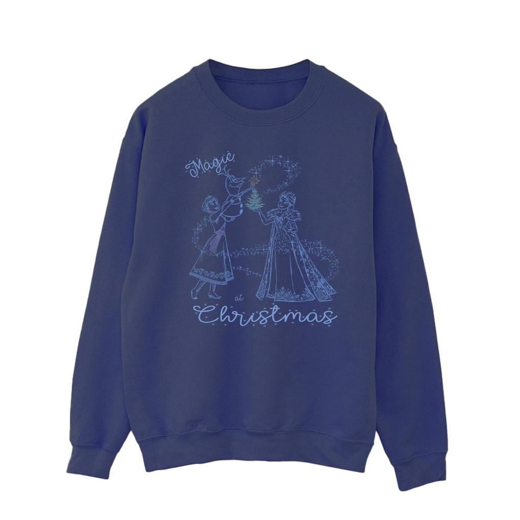 Disney Mens Frozen Magic Christmas Sweatshirt