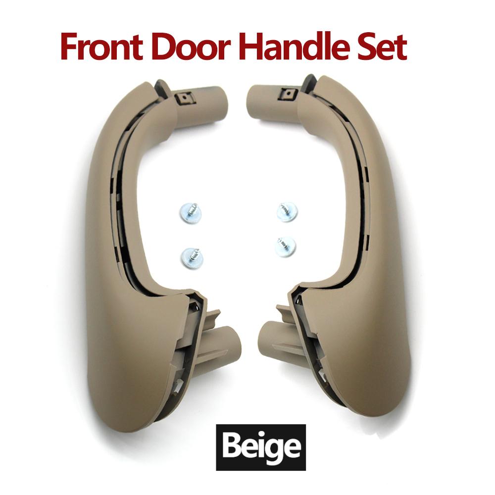 2pcs/4pcs Car Front Left Right Interior Door Pull Handle Set Replacement For Mercedes Benz W203 C Class Sedan 2000-2007