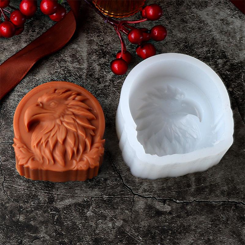 3D Owl Shaped Soap Silicone Mold Diy Cute Little Animal Owl Cake Mold Candle Making Supplies Handmade Soap Plaster Resin Mold