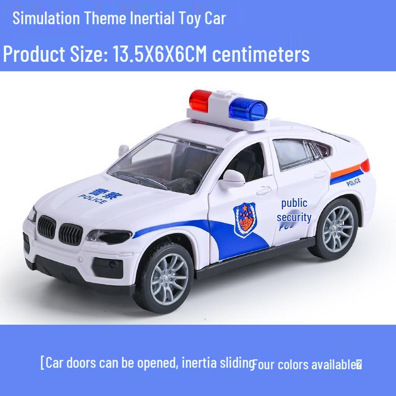 TikTok Influencer Children's Educational Boy Cars: Inertial Engineering Vehicle and Street Stall Toys