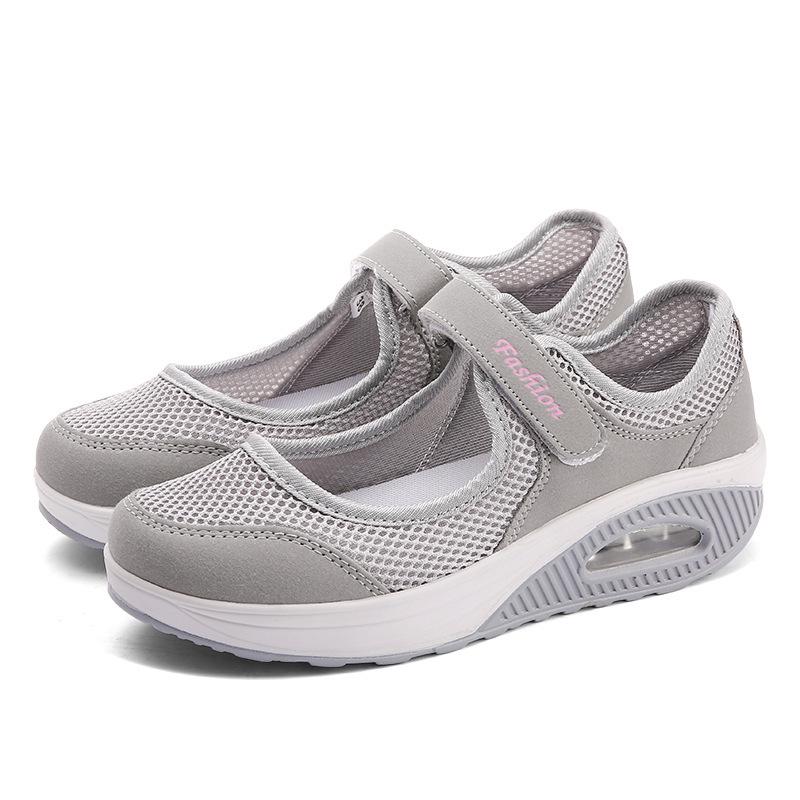 2023 Women's Lightweight Air Cushion Velcro Mesh Low-Top Shoes