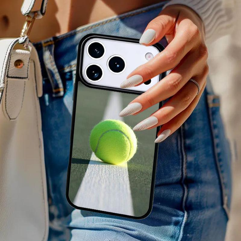 Tennis Ball Sport Phone Case For iPhone 17 Air 14 15 13 12 Max Cover For Apple 16e 11 Pro Max Plus Coque