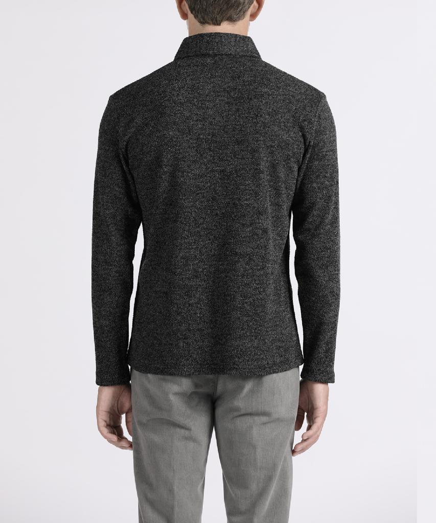 PANICALE Charcoal Comfort Collar Neck T-Shirt