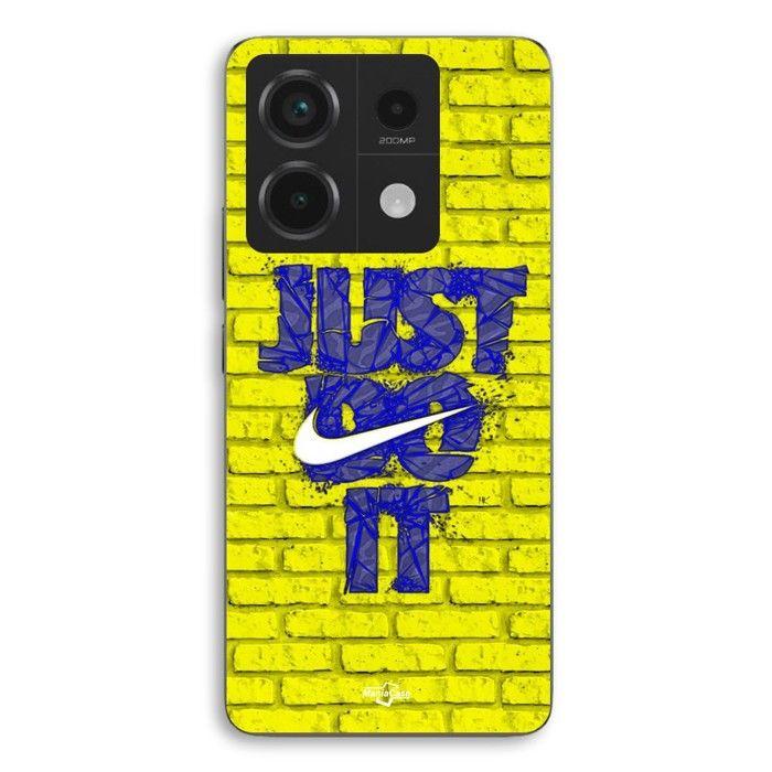 Coque de téléphone - MANIACASE - Xiaomi Redmi Note 13 Pro 5G - Silicone TPU - Souple - Logo Just Do It