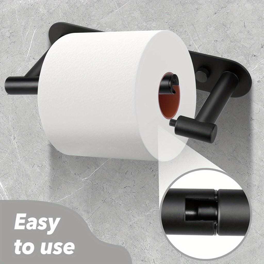 Toilet Paper Holder Wall Mount Bathroom Tissue Roll Holder Stainless Steel Toilet Paper Dispenser Home Use