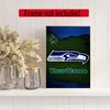 Seattle Seahawks Customize Your Name Diamond Painting Round Diamond Diy Frameless Holiday Artwork Suitable For Home Office Wall Decoration