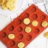 Silicone Waffle Mold Set Rectangle Heart Shaped Waffle Maker Baking Tray Pan Molds Accessories for DIY Cake Candy Chocolate