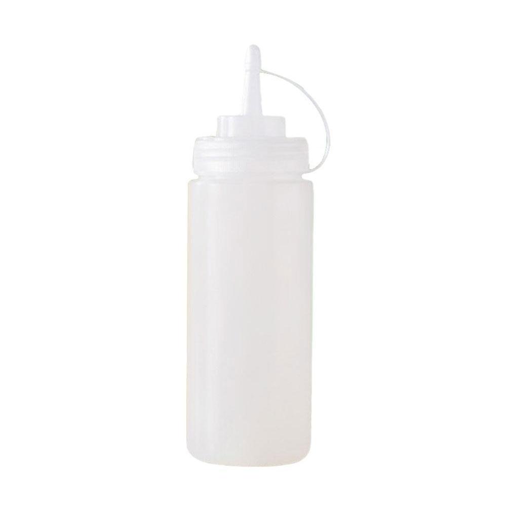 240ml Plastic Clear Squeeze Squeezy Ketchup Sauce Bottle Dispenser Mayo Kitchen Bottles Z4W5