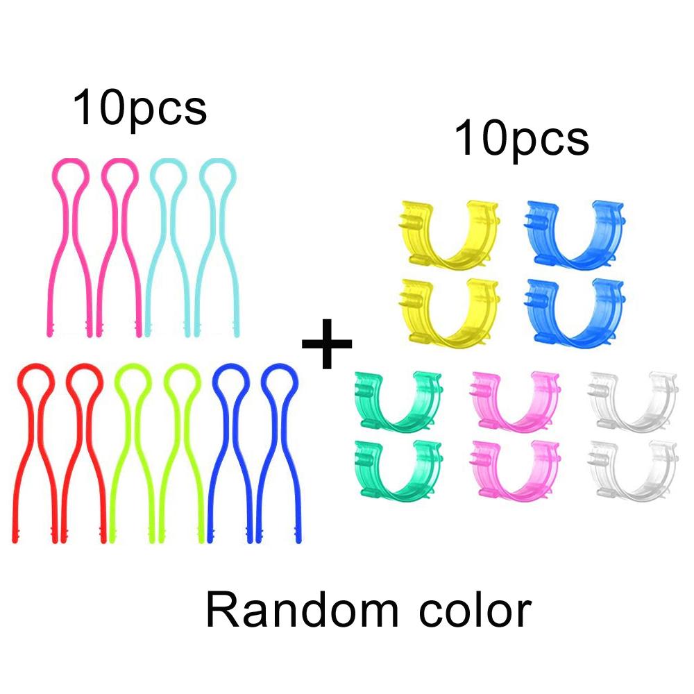 

20Pcs Sewing Tool Clips for 10pcs Bobbins Holder Clips & 10Pcs Bobbins Thread Spool Holder Organizer DIY Embroidery Tools