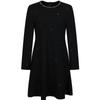 JUZI ANNAKO Women's Elegant Hot-Drill Wool Blend Knit A-Line Dress