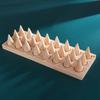 Modern Finger Rings Holder Retro Ring Storage Rack Wood Cone Ring Display Stand  Jewelry Props