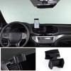 Black ABS Center Console Air Vent Phone Holder For Honda Pilot 2016-