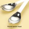 1 Set Cutlery Set with Silicone Cover Easy To Carry Stainless Steel Dishwasher Safe Spoon K Cutter Utensils Set Camping