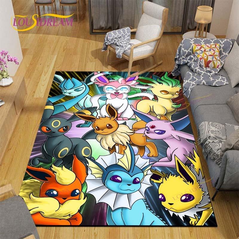 Χαλί Pokemon Χαλί Anime Παιδικά Χαλιά Σαλόνι Τραπεζάκι τσαγιού Χαλί Υπνοδωματίου Πλενόμενα Χαλιά Δαπέδου Χαλί Οικιακής Χρήσης Χαριτωμένο Χαλί