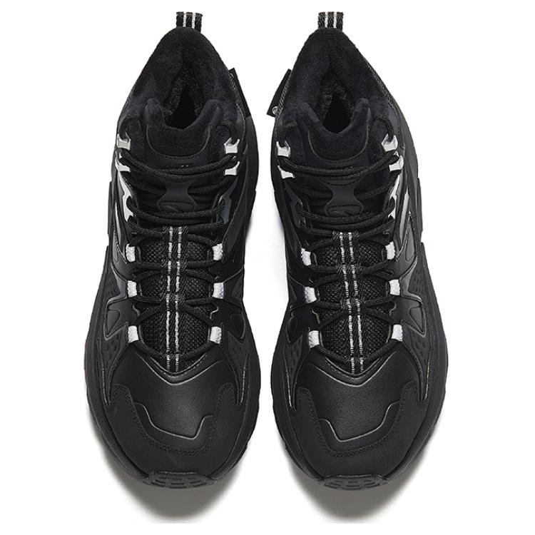 Anta Exploration Durable Mid-Top Outdoor Functional Shoes Men Shoes Black 112418982-2