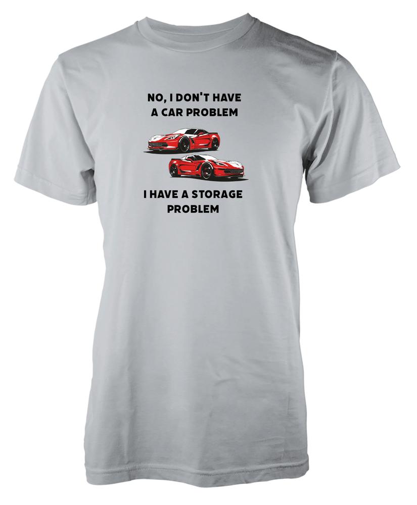 Free Personalisation Car Storage Problem Funny Cotton TShirt Adult Kids