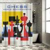 Championship Chess Design Shower Curtain For Home Decor.