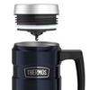 Thermos Stainless Steel King Travel Mug with Handle, 473ml, 16 Oz, Blue (SK1000MBTRI4)